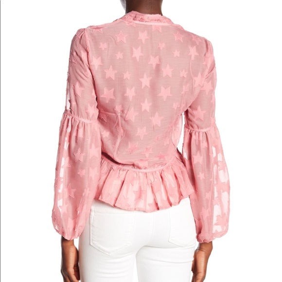 Romeo & Juliet couture star pink blouse NWT - Picture 2 of 5